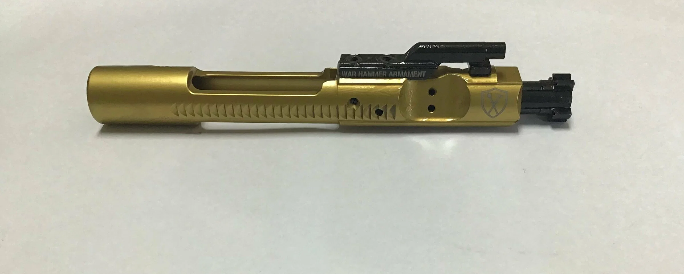 WHA Titanium Nitride bolt carrier group, complete side view