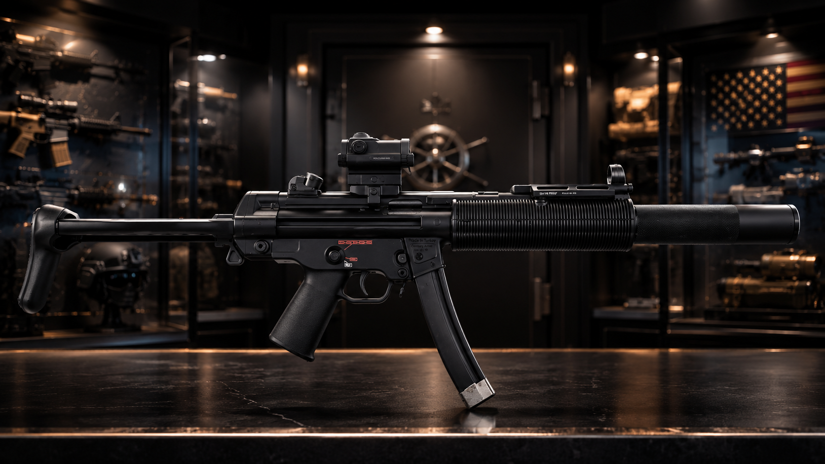 WHA suppressed MP5SD firearm for Silencers 101 article