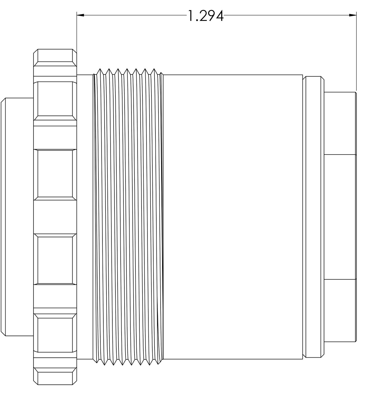 YHM HD 3-Lug HUB Adapter - YHM-2050 - Image 2