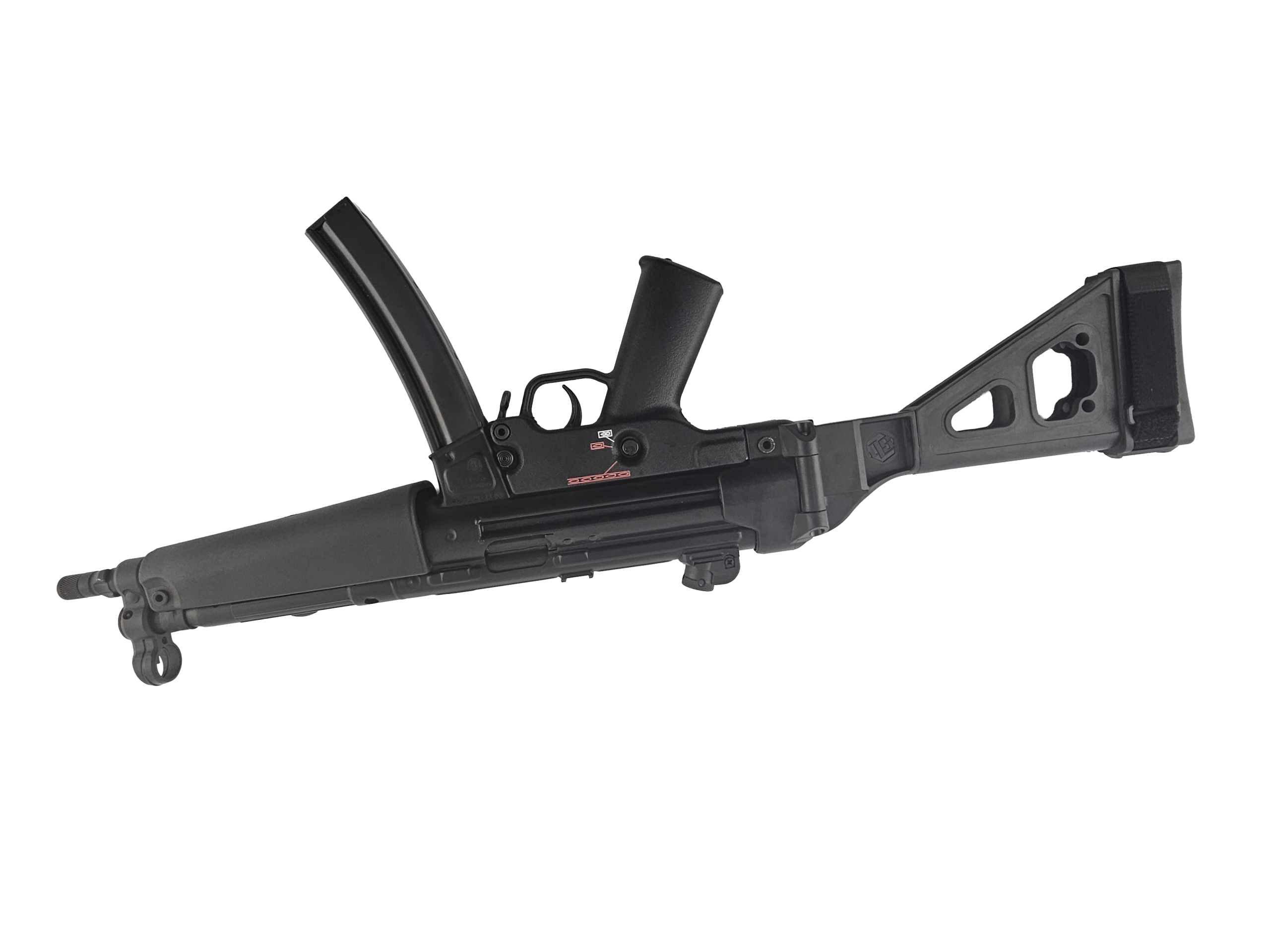 WHA MP5 brace configuration angle